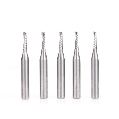 Amana Tool - 51411-5 - 5PC 1/8x1/4"SHK SPIRAL PLASTIC